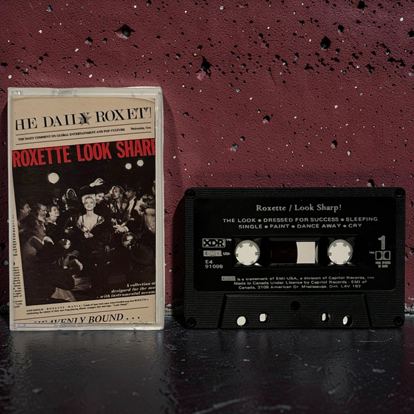•ROXETTE ~ LOOK SHARP!• ~1988 OG CANADIAN PRESSINGS~ (CD & CASSETTE TAPE)