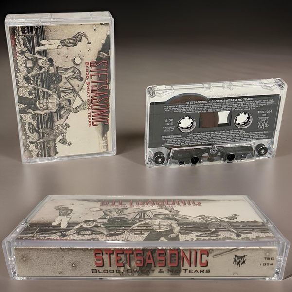 •STETSASONIC ~ BLOOD, SWEAT AND NO TEARS• (1991 OG PRESSING) (CASSETTE TAPE) (1)