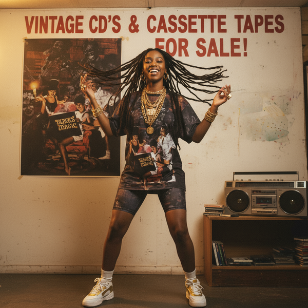 •SALT-N-PEPA - BLACKS’ MAGIC• ~1990 OG PRESSING~ (CASSETTE TAPE)