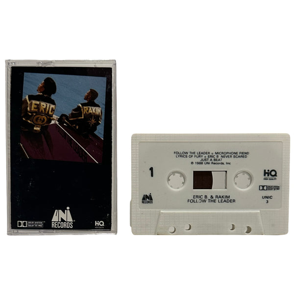 •ERIC B. & RAKIM - FOLLOW THE LEADER• ~1988 OG PRESSING~ (CASSETTE TAPE)
