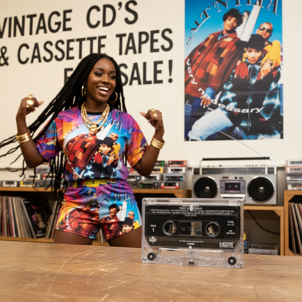 •SALT-N-PEPA ~ VERY NECESSARY• ~1993 OG PRESSING~ (CASSETTE TAPE)