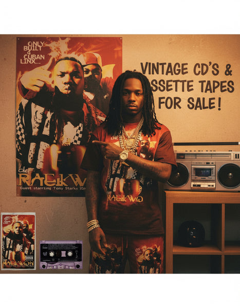 •RAEKWON - ONLY BUILT 4 CUBAN LINX…• ~1995 OG PRESSING~ (PURPLE CASSETTE TAPE)