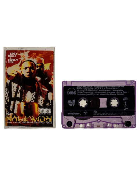 •RAEKWON - ONLY BUILT 4 CUBAN LINX…• ~1995 OG PRESSING~ (PURPLE CASSETTE TAPE)