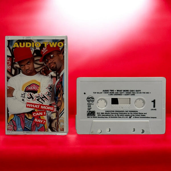 •AUDIO TWO - WHAT MORE CAN I SAY?• ~1988 OG PRESSING~ (CASSETTE TAPE)