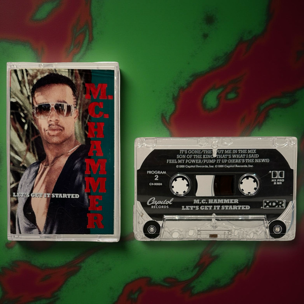 •M.C. HAMMER - LET’S GET IT STARTED• ~1988 OG PRESSING~ (CASSETTE TAPE)