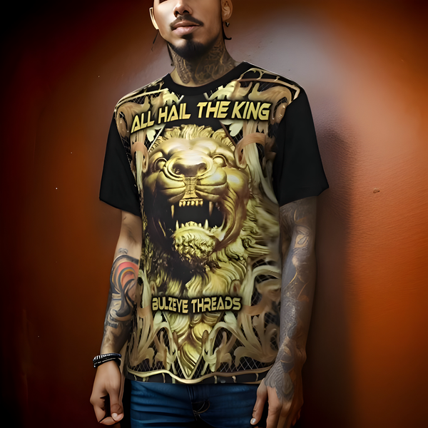 ^BULLZEYE THREADS^ ~ALL HAIL THE KING~ SHORT SLEEVE T-SHIRT