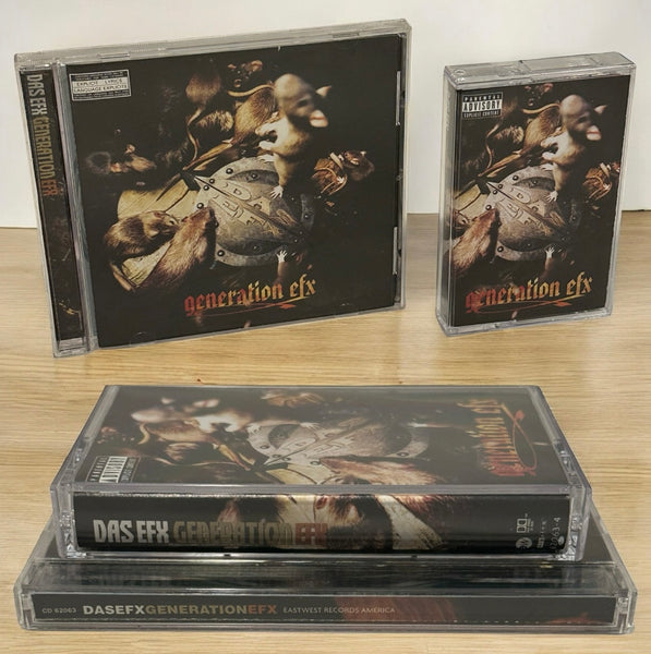 •DAS EFX - GENERATION EFX• ~1998 OG PRESSINGS~ (CD & CASSETTE TAPE)