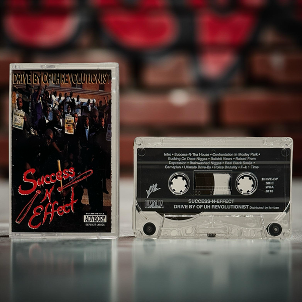 •SUCCESS-N-EFFECT - DIVE-BY OF UH REVOLUTIONIST• ~1992 OG PRESSING~ (CASSETTE TAPE)