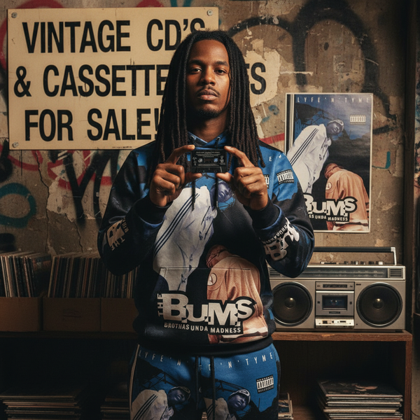 •THE B.U.M.S. - LYFE ‘N’ TYME• ~1995 OG PRESSINGS~ (HTF CANADIAN BLACK SHELL CASSETTE TAPE)