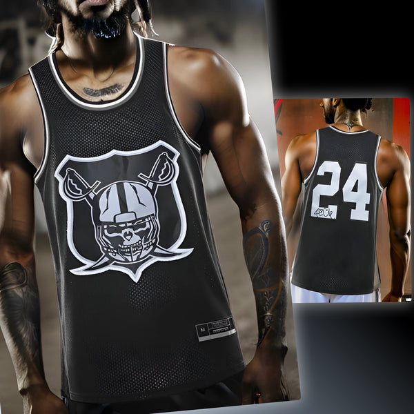 ^RAIDERS^ Basketball Jerseys (Stitched Logos & Numbers)