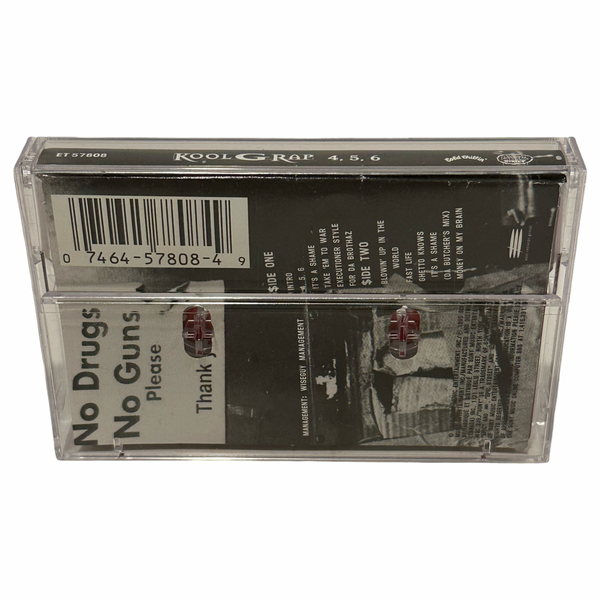 •KOOL G RAP - 4,5,6• ~1995 OG PRESSING~ (CASSETTE TAPE)
