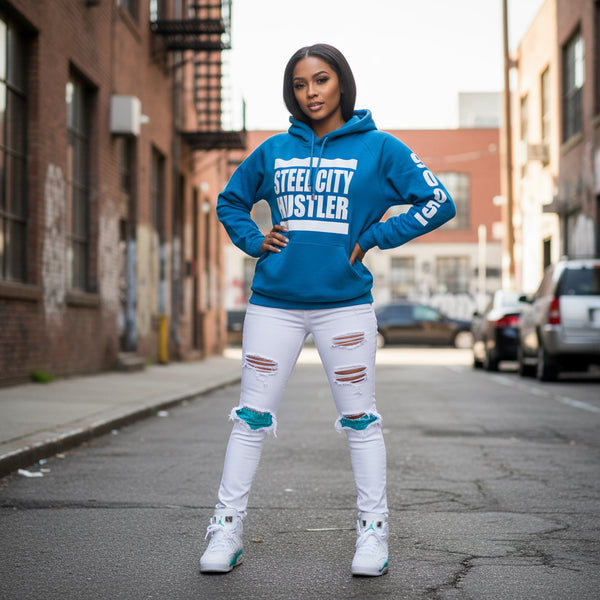 *STEEL CITY DIVA HUSTLERS* PULLOVER HOODIE FOR WOMEN