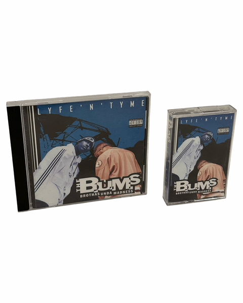 •THE B.U.M.S. - LYFE ‘N’ TYME• ~1995 OG PRESSINGS~ (CD & CANADIAN BLACK SHELL CASSETTE TAPE)