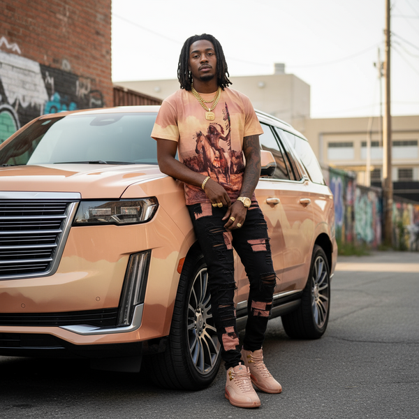 *NATIVE AMERICAN* ~FULL PRINT~ •LIGHTWEIGHT SUMMER TEES•