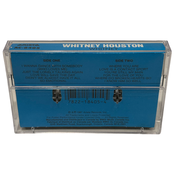 •WHITNEY HOUSTON - WHITNEY• ~1987 OG CANADIAN PRESSING~ (CASSETTE TAPE)