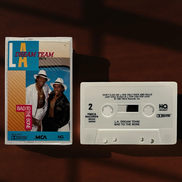 •L.A. DREAM TEAM - BAD TO THE BONE• ~1987 OG PRESSING~ (CASSETTE TAPE)