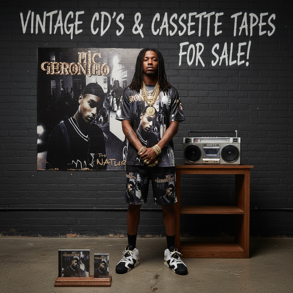 •MIC GERONIMO - THE NATURAL• ~1995 OG PRESSINGS~ (CD & CASSETTE TAPE)