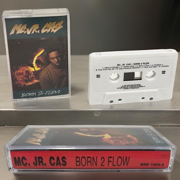 •MC. JR. CAS ~ BORN 2 FLOW• (1991 OG PRESSING) (CASSETTE TAPE)