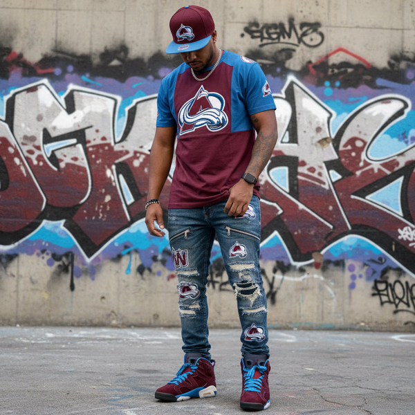 *Colorado Avalanche* ~Adjustable Fit SnapBack Hats by Mitchell & Ness~