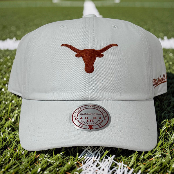 *TEXAS LONGHORNS* Strapback hat by Mitchell & Ness (Dad Hat Fit)