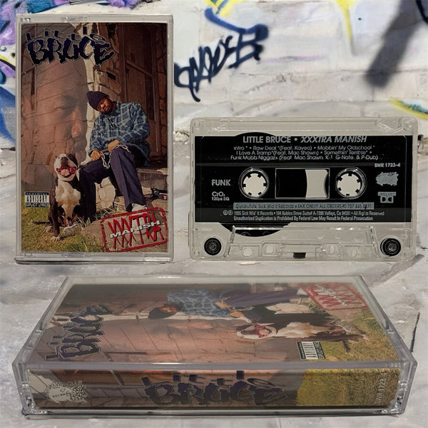 •LITTLE BRUCE ~ XXXTRA MANISH• ~1995 OG PRESSING~ (CASSETTE TAPE)