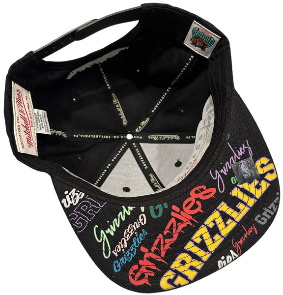 *Vancouver Grizzlies* (Black) sbapback hat by Mitchell & Bess