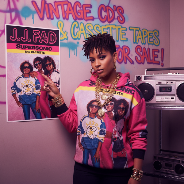 •J.J. FAD - SUPERSONIC• ~1988 OG PRESSING~ (CASSETTE TAPE)