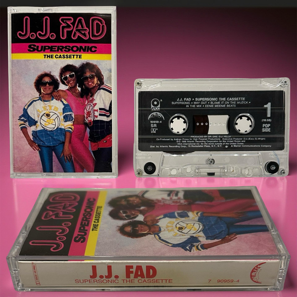 •J.J. FAD - SUPERSONIC• ~1988 OG PRESSING~ (CASSETTE TAPE)