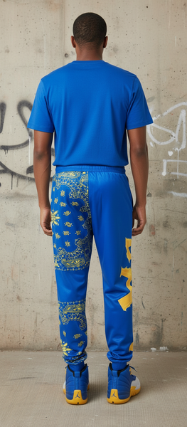 *DEFEND UKRAINE* POLYESTER JOGGER SWEATPANTS (FLEECE LINED)