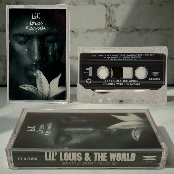 •LIL’ LOUIS & THE WORLD ~JOURNEY WITH THE LONELY• ~1992 OG PRESSING~ (CASSETTE TAPE)