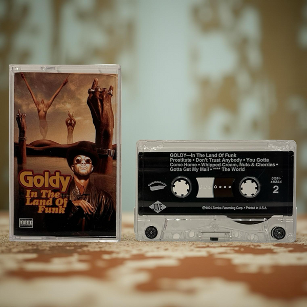 •GOLDY - IN THE LAND OF FUNK• ~1994 OG PRESSING~ (CASSETTE TAPE)