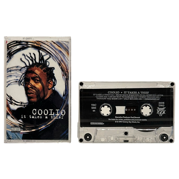 •COOLIO - IT TAKES A THIEF• ~1994 OG PRESSINGS~ (CD & CASSETTE TAPE)