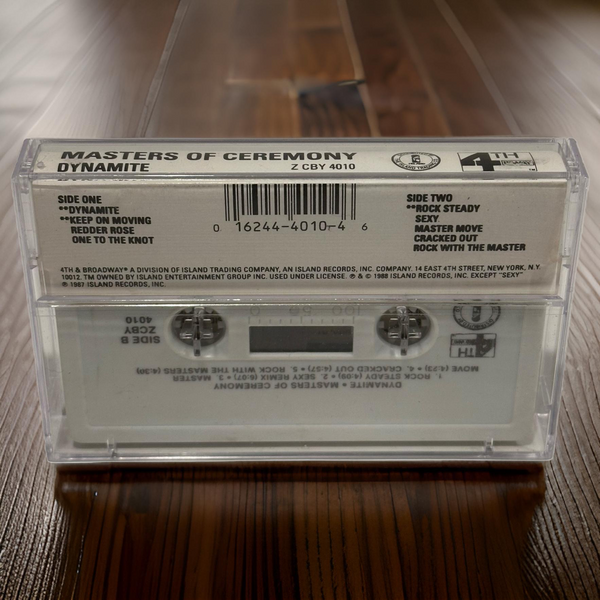 •MASTERS OF CEREMONY ~ DYNAMITE• ~1988 OG PRESSING~ (CASSETTE TAPE)