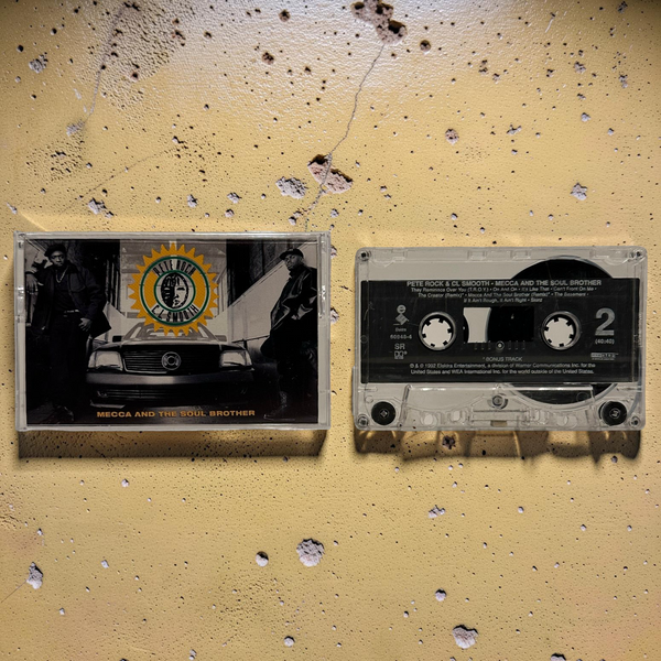 •PETE ROCK & C.L. SMOOTH ~ MECCA AND THE SOUL BROTHER• ~1992 OG PRESSINGS~ (CASSETTE TAPE)