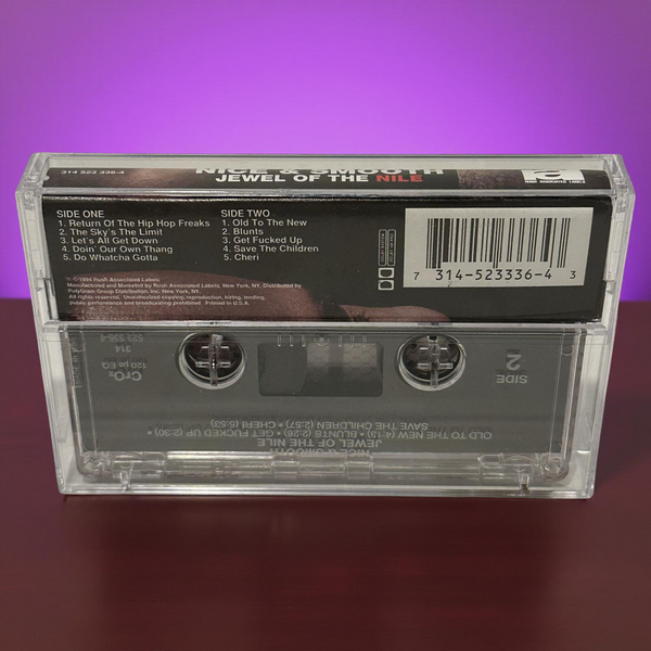 •NICE & SMOOTH- JEWEL OF THE NILE• ~1994 OG PRESSING~ (CASSETTE TAPE) (HYPE STICKER ON FRONT ARTWORK) (3)