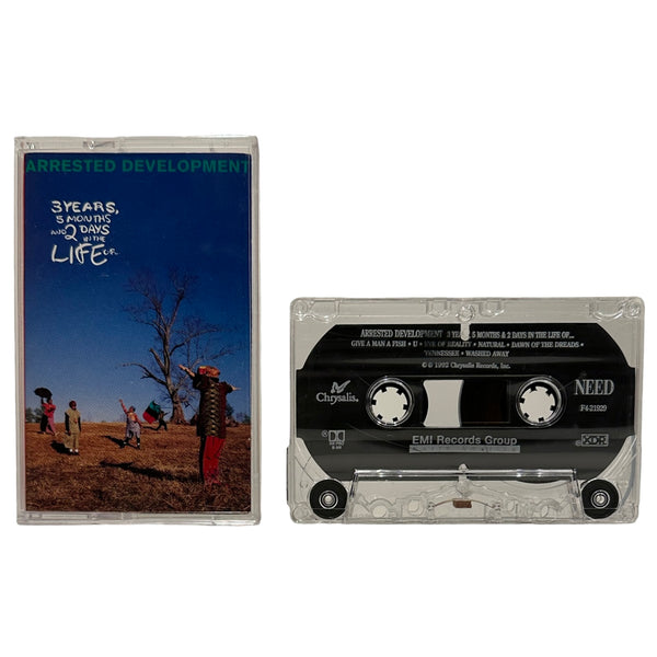 •ARRESTED DEVELOPMENT - 3 YEARS, 5 MONTHS & 2 DAYS IN THE LIFE OF…• ~1992 OG PRESSINGS~ (CD & CASSETTE TAPE)