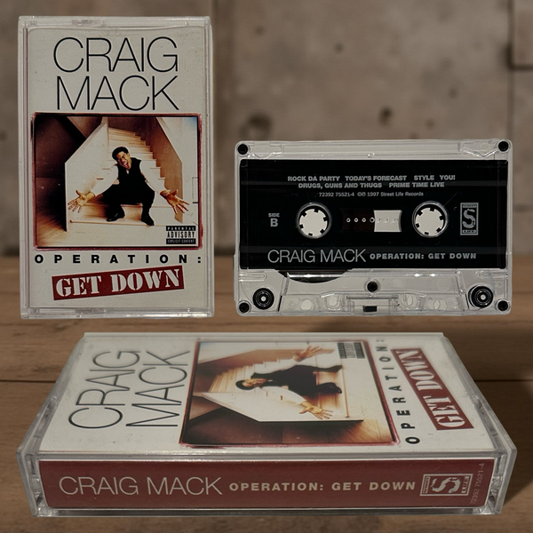 •CRAIG MACK ~ OPERATION: GET DOWN• ~1997 OG PRESSING~ (CASSETTE TAPE)