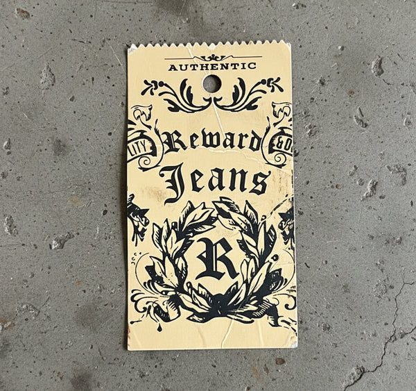 *Reward Denim Jeans* (HEAVY) (Waist 30” X 32” Leg) (Missing Button) (BLACK)