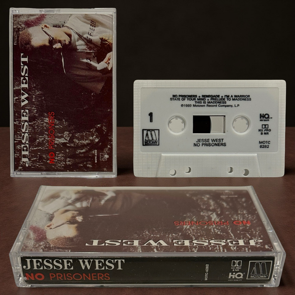 •JESSE WEST - NO PRISONERS• ~1989 OG PRESSING~ (CASSETTE TAPE)