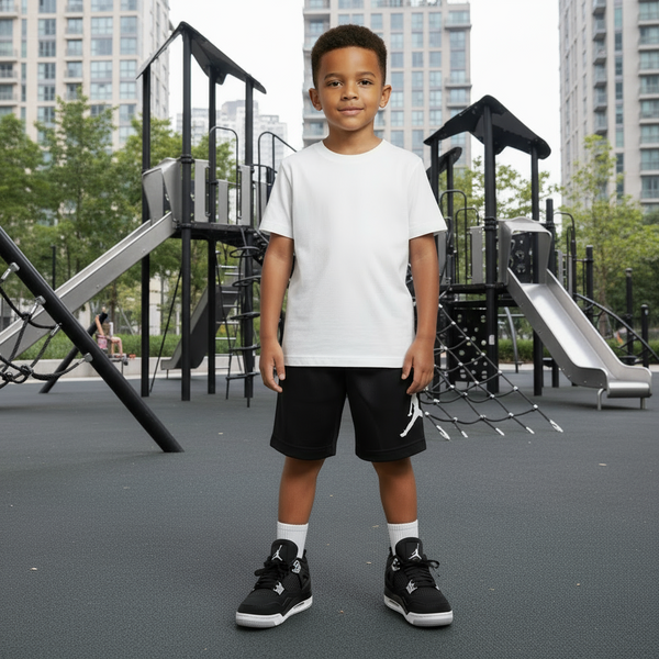 *AIR JORDAN* kids activewear shorts (5-6 YEARS MEDIUM)
