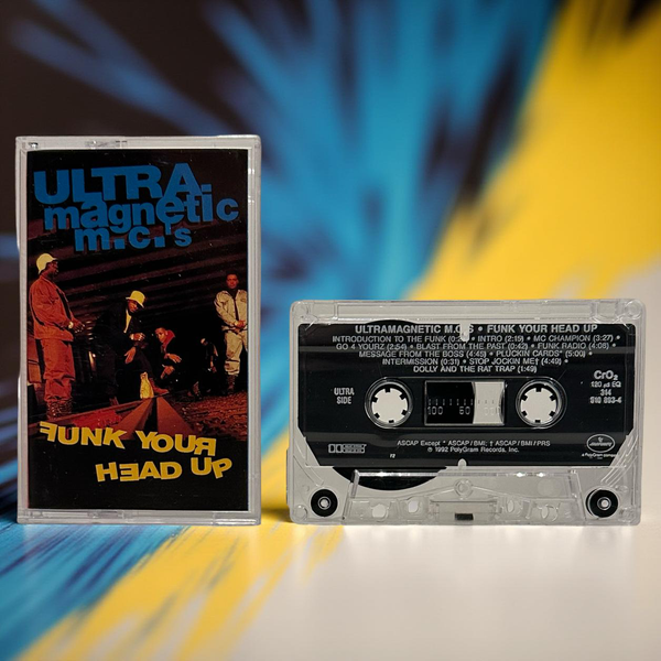 •ULTRAMAGNETIC M.C.’S ~ FUNK YOUR HEAD UP• ~1992 OG PRESSING~ (CASSETTE TAPE)