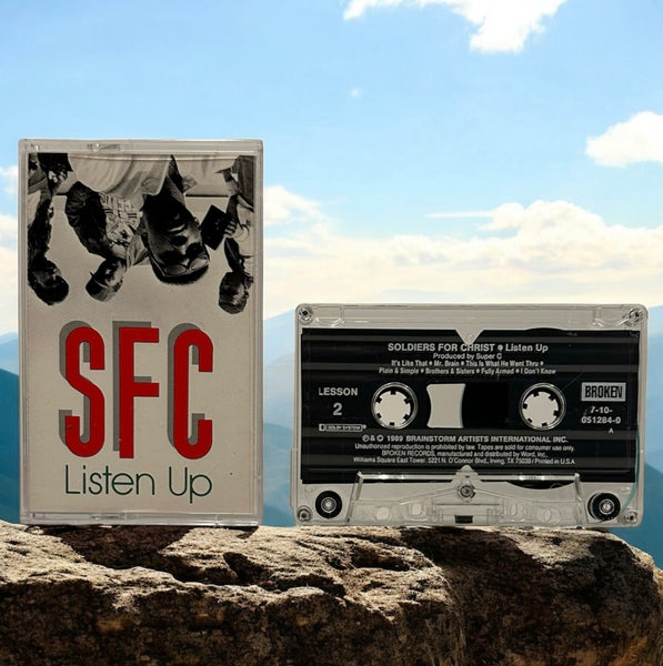 •S.F.C. - LISTEN UP• ~1989 OG PRESSING~ (CASSETTE TAPE)