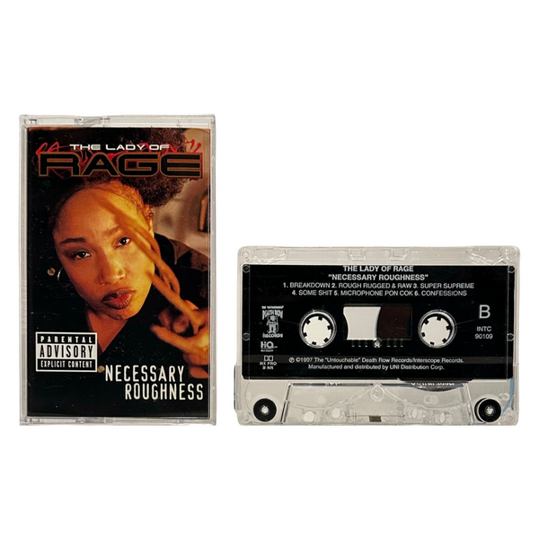 •THE LADY OF RAGE - NECESSARY ROUGHNESS• ~1997 OG CANADIAN PRESSINGS~ (CD & CASSETTE TAPE)