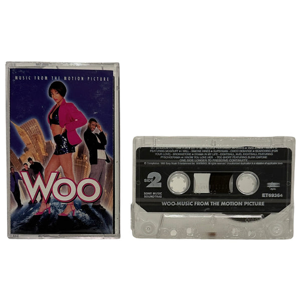 •WOO - MUSIC FROM THE MOTION PICTURE• ~1998 OG PRESSINGS~ (CD & CASSETTE TAPE)
