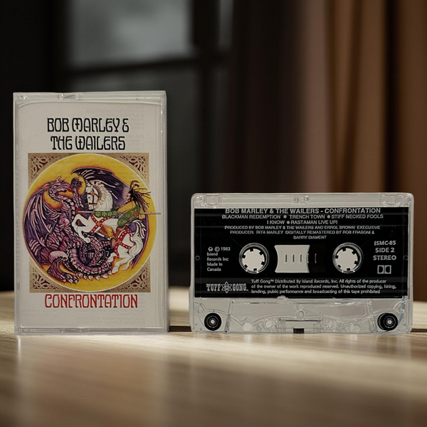 •BOB MARLEY & THE WAILERS - CONFRONTATION• ~1983 OG PRESSING~ (CASSETTE TAPE)