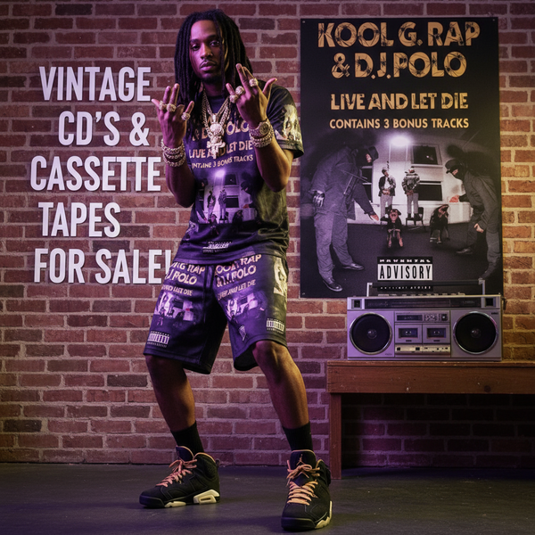 •KOOL G. RAP & D.J. POLO ~ LIVE AND LET DIE• ~1992 OG PRESSING~ (CASSETTE TAPE) (3)