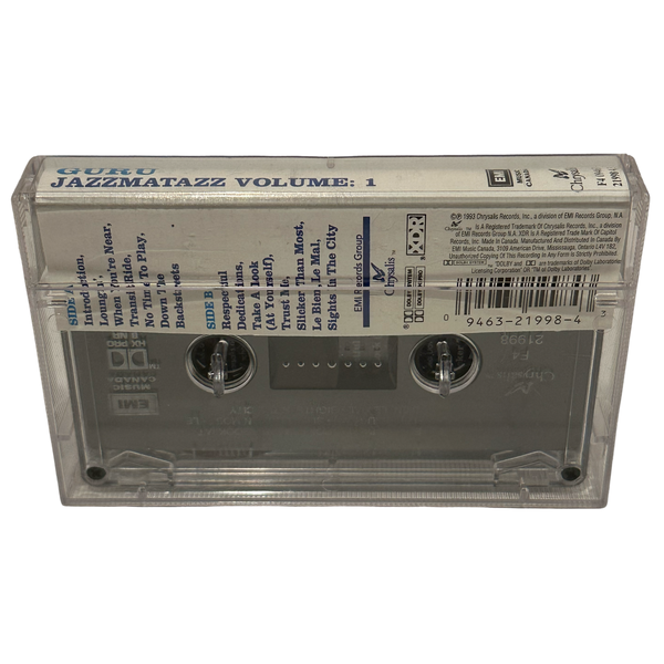 •GURU - JAZZMATAZZ VOL. 1• ~1993 OG CANADIAN PRESSINGS~ (CD & CASSETTE TAPE)