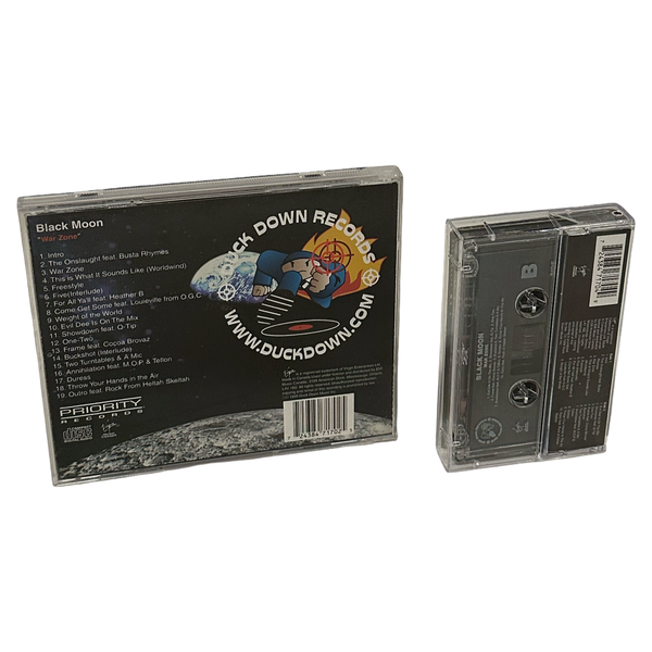 •BLACK MOON ~ WAR ZONE• ~1999 OG PRESSINGS~ (CD & CASSETTE TAPE)