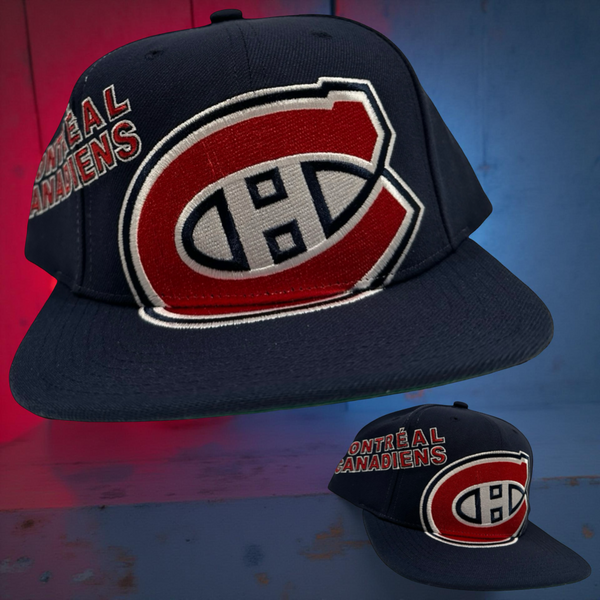 *Montreal Canadiens* snapback hats by Mitchell & Ness