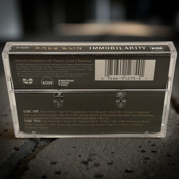 •CHEF RAEKWON - IMMOBILARITY• ~1999 OG CANADIAN PRESSING~ (CASSETTE TAPE)